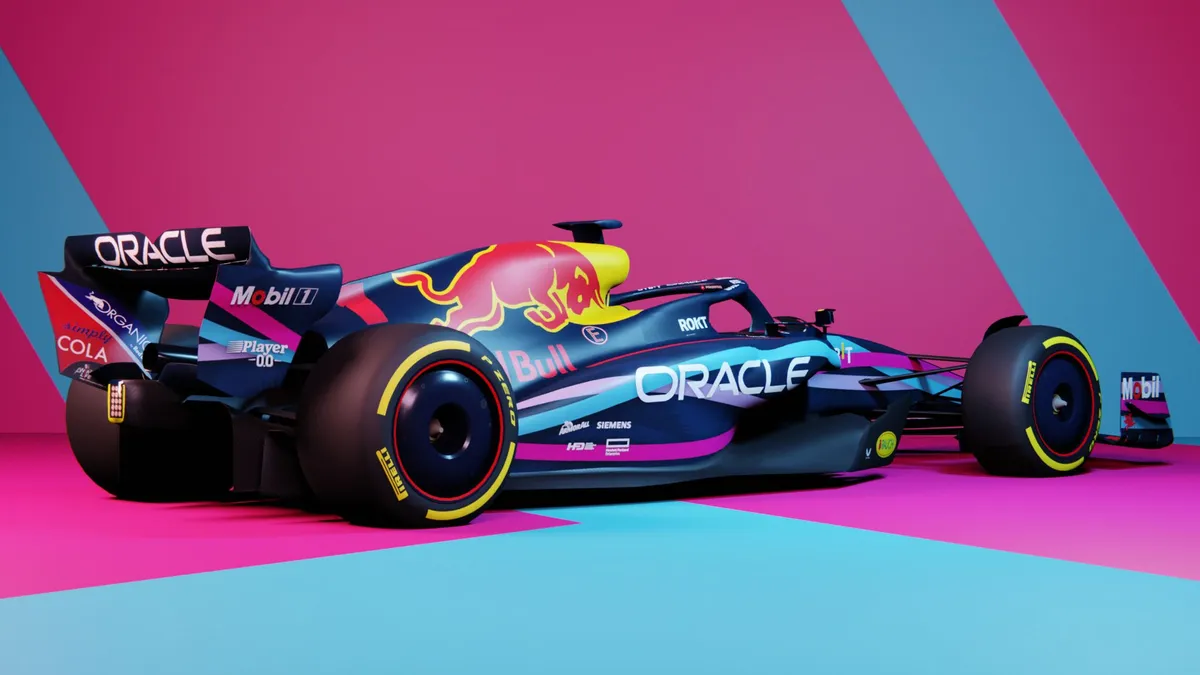 Chiếc xe đặc biệt của đội đua Red Bull tại GP Miami - Ảnh 2.