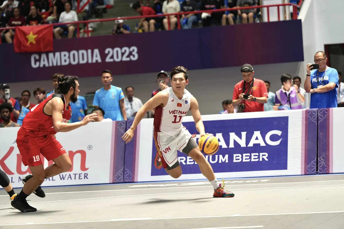 Bóng rổ 3x3 Việt Nam ra quân thuận lợi tại SEA Games 32 - Ảnh 2.