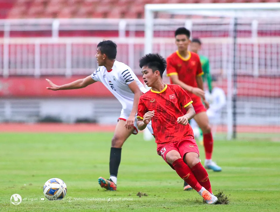 U17 Việt Nam “tổng duyệt” với U17 Yemen trước khi chốt danh sách dự VCK U17 châu Á 2023 - Ảnh 1. U17 Việt Nam “tổng duyệt” với U17 Yemen trước khi chốt danh sách dự VCK U17 châu Á 2023 - Ảnh 1.