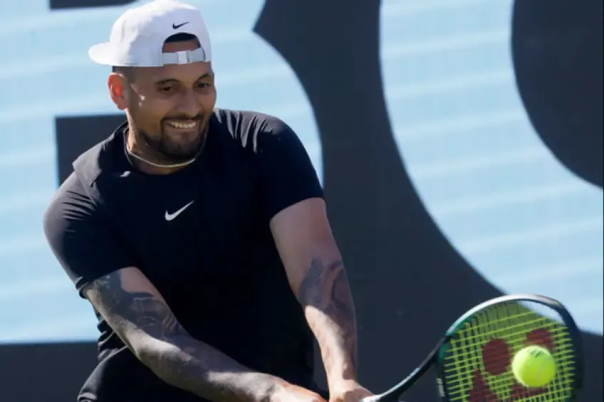 Nick Kyrgios dừng bước tại vòng 1 giải quần vợt Stuttgart mở rộng 2023 - Ảnh 1. Nick Kyrgios dừng bước tại vòng 1 giải quần vợt Stuttgart mở rộng 2023 - Ảnh 1.