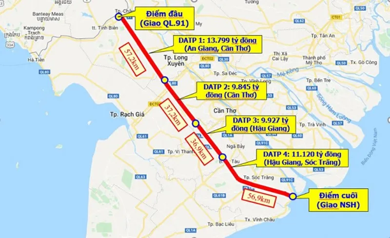 Sẵn sàng khởi công tuyến cao tốc trọng điểm ở ĐBSCL - Ảnh 2.