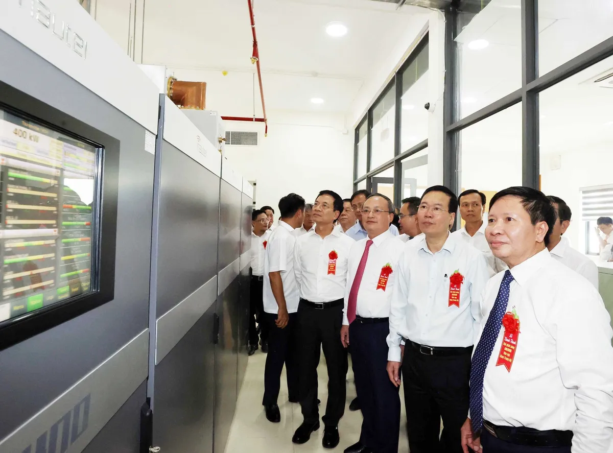 Chủ tịch nước Võ Văn Thưởng dự L&ecirc;̃ khánh thành Đ&agrave;i Ph&aacute;t s&oacute;ng Nam Trung B&ocirc;̣ - Ảnh 3.