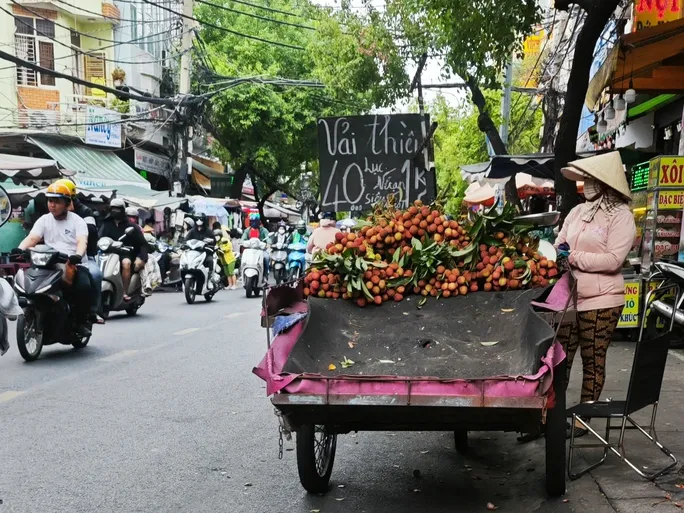 Vải thiều vào Nam, giá từ 26.000 đồng/kg - Ảnh 1.