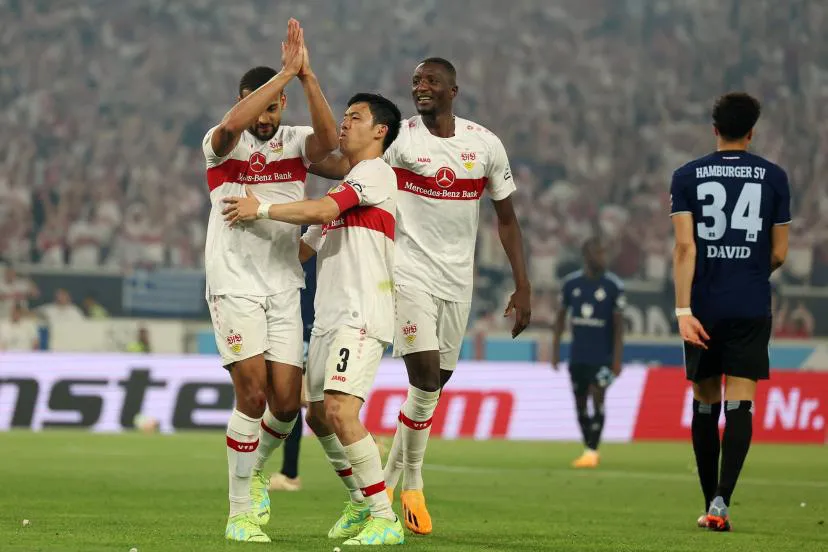 Stuttgart thắng ấn tượng trước Hamburg tại lượt đi trận play off thăng hạng Bundesliga - Ảnh 2. Stuttgart thắng ấn tượng trước Hamburg tại lượt đi trận play off thăng hạng Bundesliga - Ảnh 2.