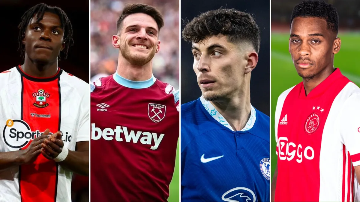 Rice, Havertz, Timber... Mùa chuyển nhượng sôi động của Arsenal - Ảnh 1.