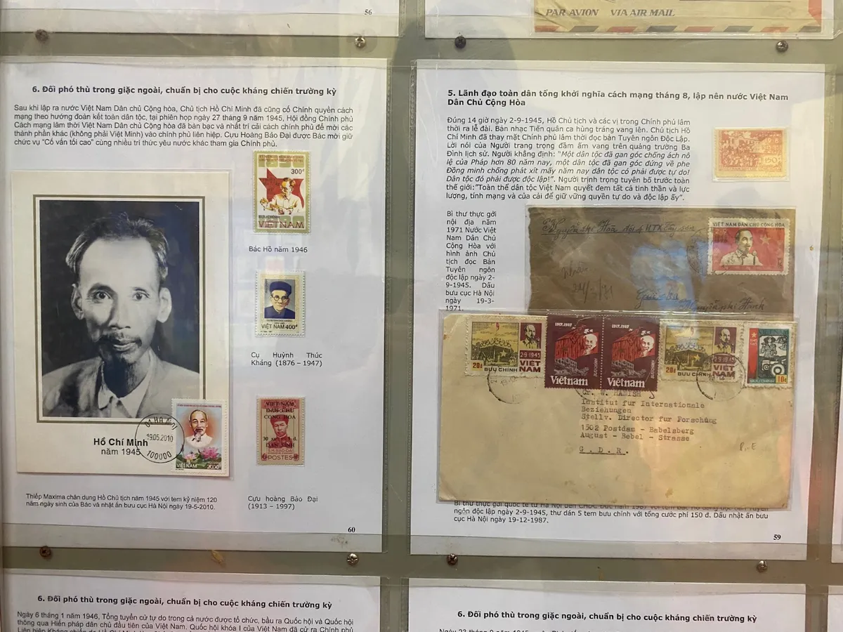 Những dấu son lịch sử được t&aacute;i hiện qua triển l&atilde;m &ldquo;H&agrave;nh tr&igrave;nh theo dấu ch&acirc;n B&aacute;c Hồ&rdquo; - Ảnh 17.