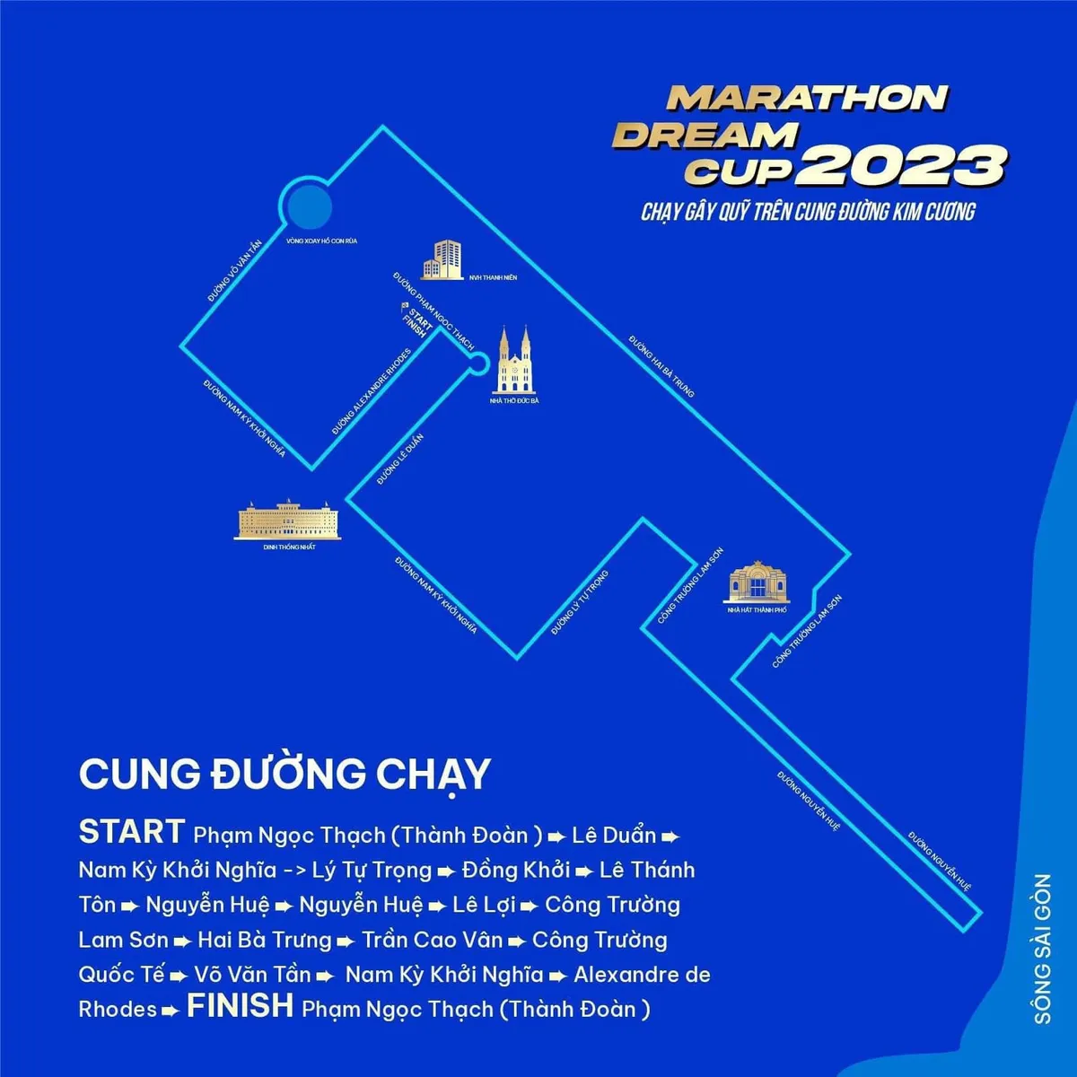 Cung đường đẹp nhất TP Hồ Chí Minh trở thành đường chạy cho Runners của Marathon Dream Cup 2023 - Ảnh 1. Cung đường đẹp nhất TP Hồ Chí Minh trở thành đường chạy cho Runners của Marathon Dream Cup 2023 - Ảnh 1.