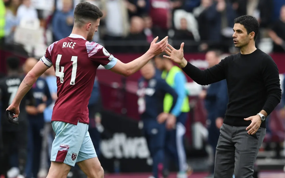 Man City rút lui, Arsenal chuẩn bị hoàn tất thương vụ chiêu mộ Declan Rice - Ảnh 1. Man City rút lui, Arsenal chuẩn bị hoàn tất thương vụ chiêu mộ Declan Rice - Ảnh 1.