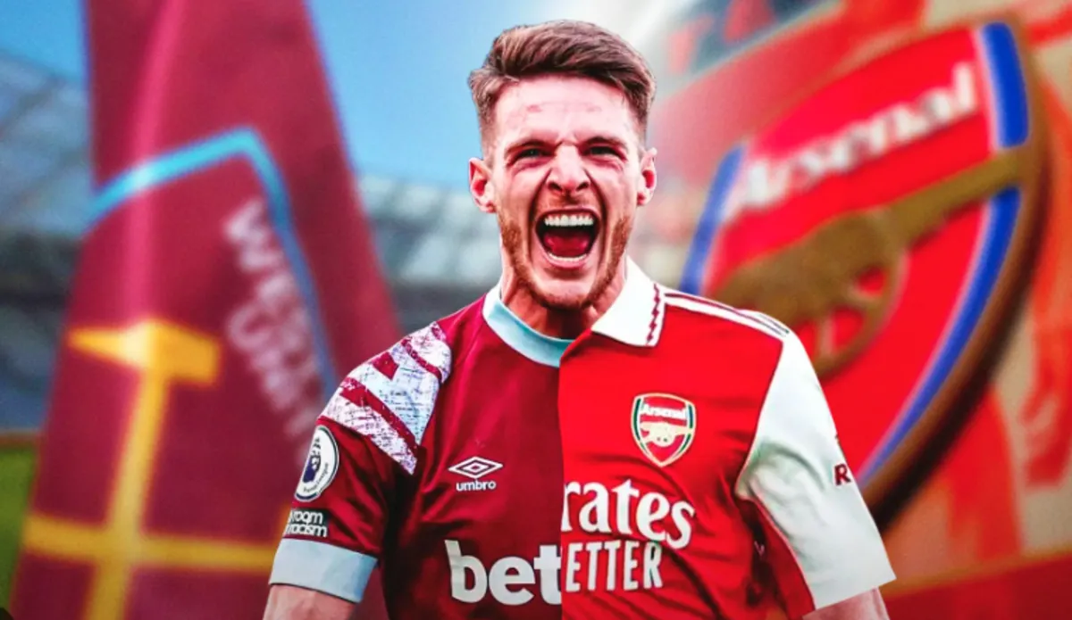 NÓNG! Arsenal chuẩn bị nổ bom tấn Declan Rice - Ảnh 1. NÓNG! Arsenal chuẩn bị nổ bom tấn Declan Rice - Ảnh 1.
