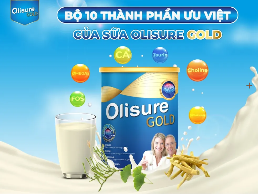 Olisure Gold  - Giải ph&aacute;p chăm s&oacute;c n&atilde;o bộ d&agrave;nh cho người trưởng th&agrave;nh v&agrave; người cao tuổi - Ảnh 2.