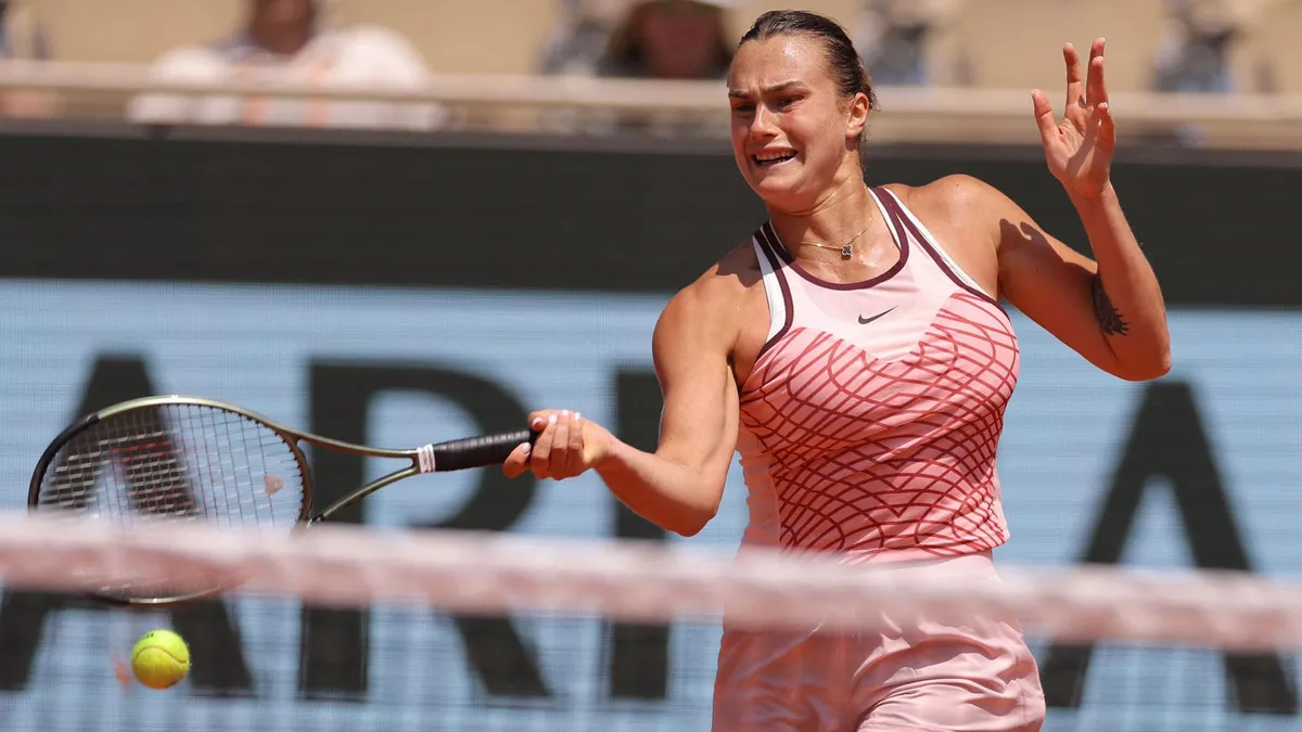 Aryna Sabalenka vào bán kết đơn nữ Pháp mở rộng - Ảnh 1. Aryna Sabalenka vào bán kết đơn nữ Pháp mở rộng - Ảnh 1.