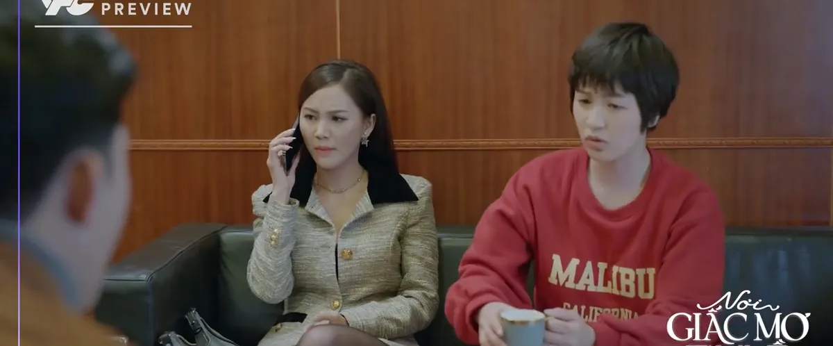 Nơi giấc mơ t&igrave;m về - Tập 13: Biết Gia An đi c&ugrave;ng Phương, Mai Anh như ngồi tr&ecirc;n đống lửa - Ảnh 1.