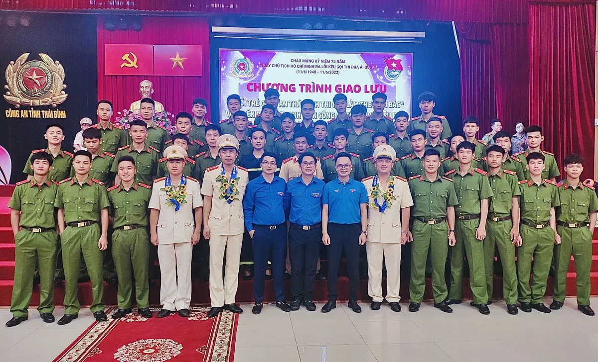 Tuyên dương thanh niên Công an Thái Bình tiêu biểu năm 2023 - Ảnh 1.