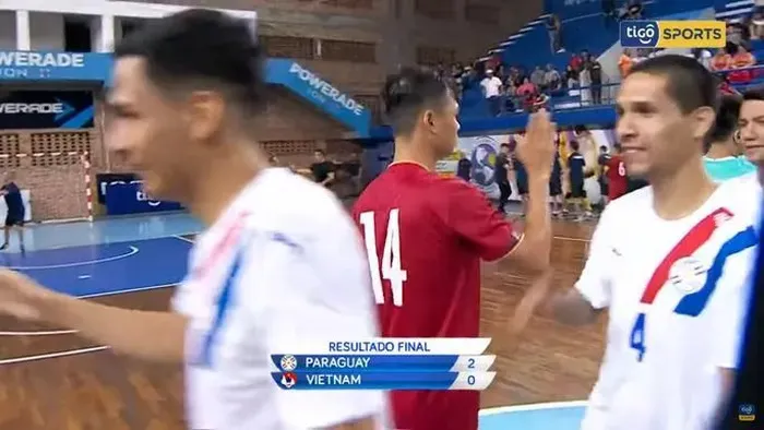 Futsal Việt Nam thất bại ở trận giao hữu cuối cùng với Paraguay - Ảnh 2. Futsal Việt Nam thất bại ở trận giao hữu cuối cùng với Paraguay - Ảnh 2.