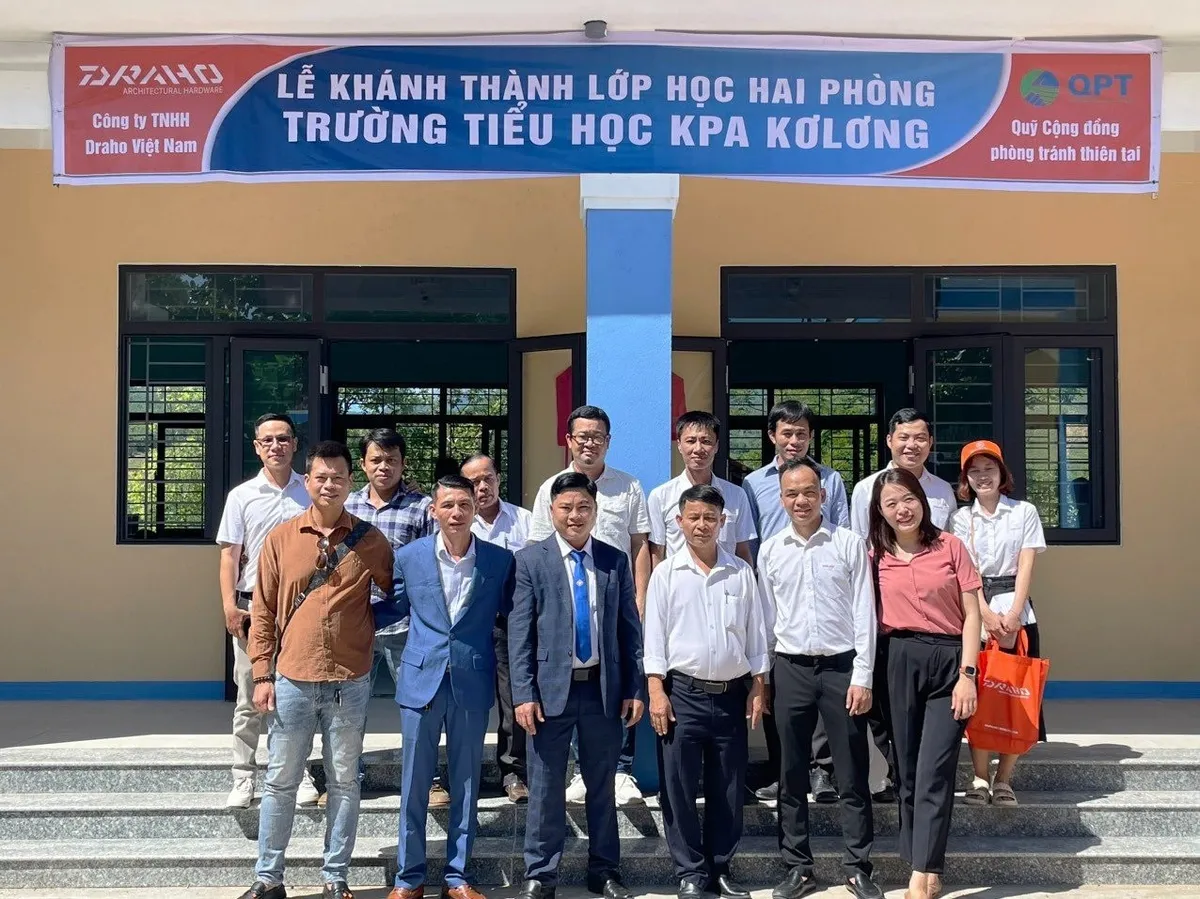 Lễ khánh thành trường Tiểu học KPa KơLơng do Draho tài trợ - Ảnh 5.
