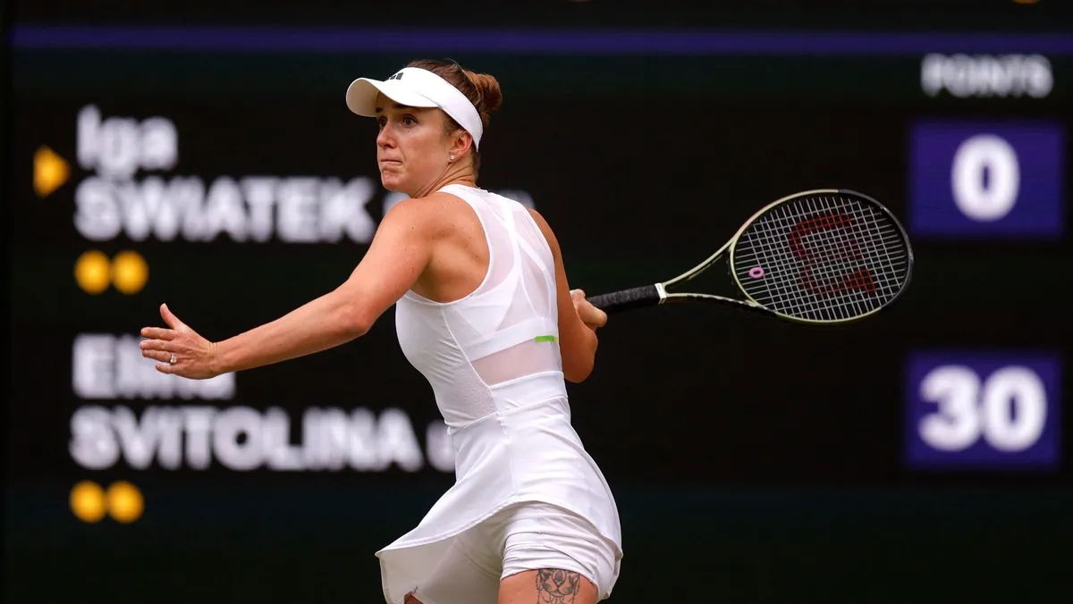 Vượt qua Iga Swatek, Elina Svitolina vào bán kết Wimbledon 2023 - Ảnh 1. Vượt qua Iga Swatek, Elina Svitolina vào bán kết Wimbledon 2023 - Ảnh 1.