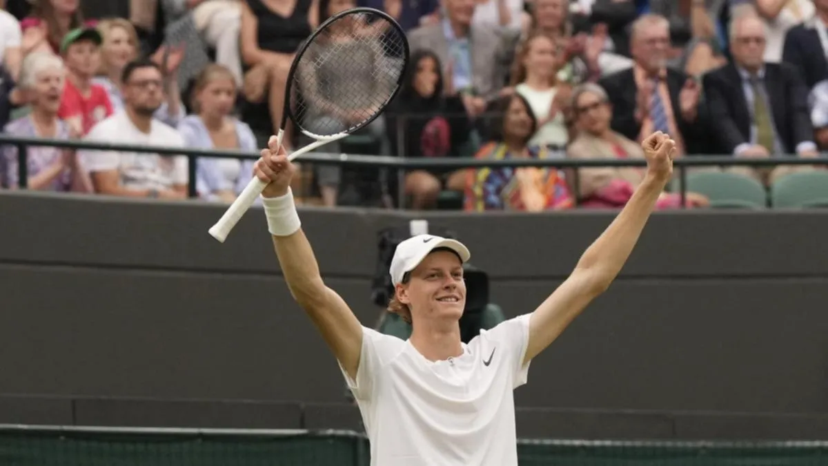 Jannik Sinner lần đầu tiên vào bán kết Grand Slam - Ảnh 2. Jannik Sinner lần đầu tiên vào bán kết Grand Slam - Ảnh 2.