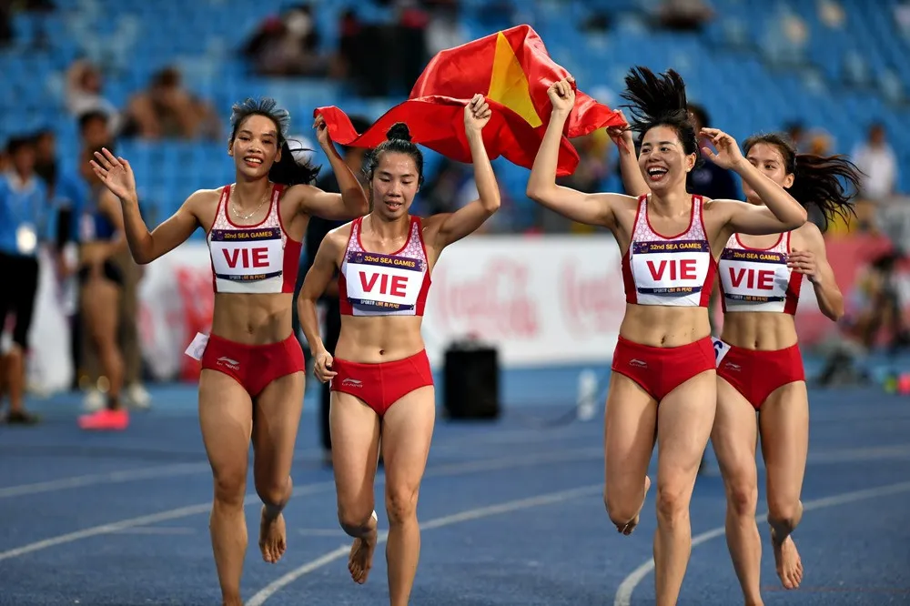 Việt Nam giành Huy chương Vàng điền kinh nữ châu Á - Ảnh 3. Việt Nam giành Huy chương Vàng điền kinh nữ châu Á - Ảnh 3.
