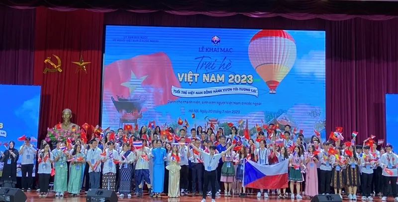 Khai mạc Trại hè Việt Nam 2023: Tuổi trẻ Việt Nam đồng hành vươn tới tương lai - Ảnh 1.