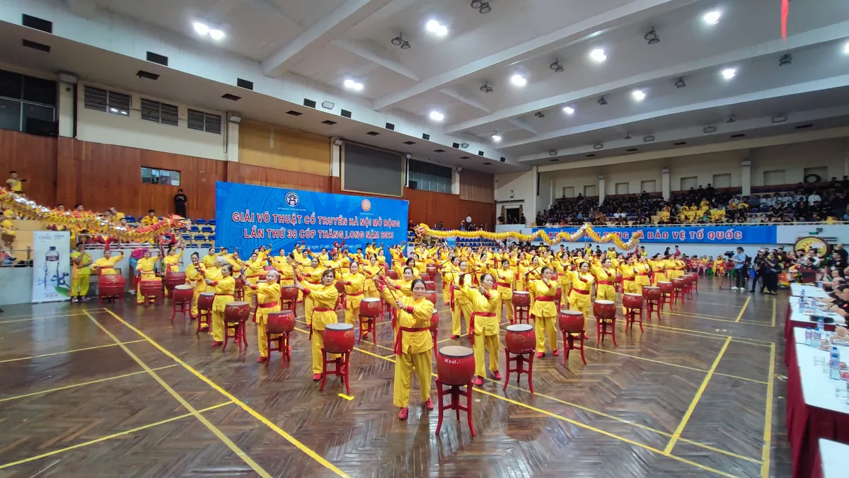 Khí thế hào hùng tại giải Võ thuật cổ truyền Hà Nội mở rộng lần thứ 38 - Cúp Thăng Long năm 2023 - Ảnh 2. Khí thế hào hùng tại giải Võ thuật cổ truyền Hà Nội mở rộng lần thứ 38 - Cúp Thăng Long năm 2023 - Ảnh 2.