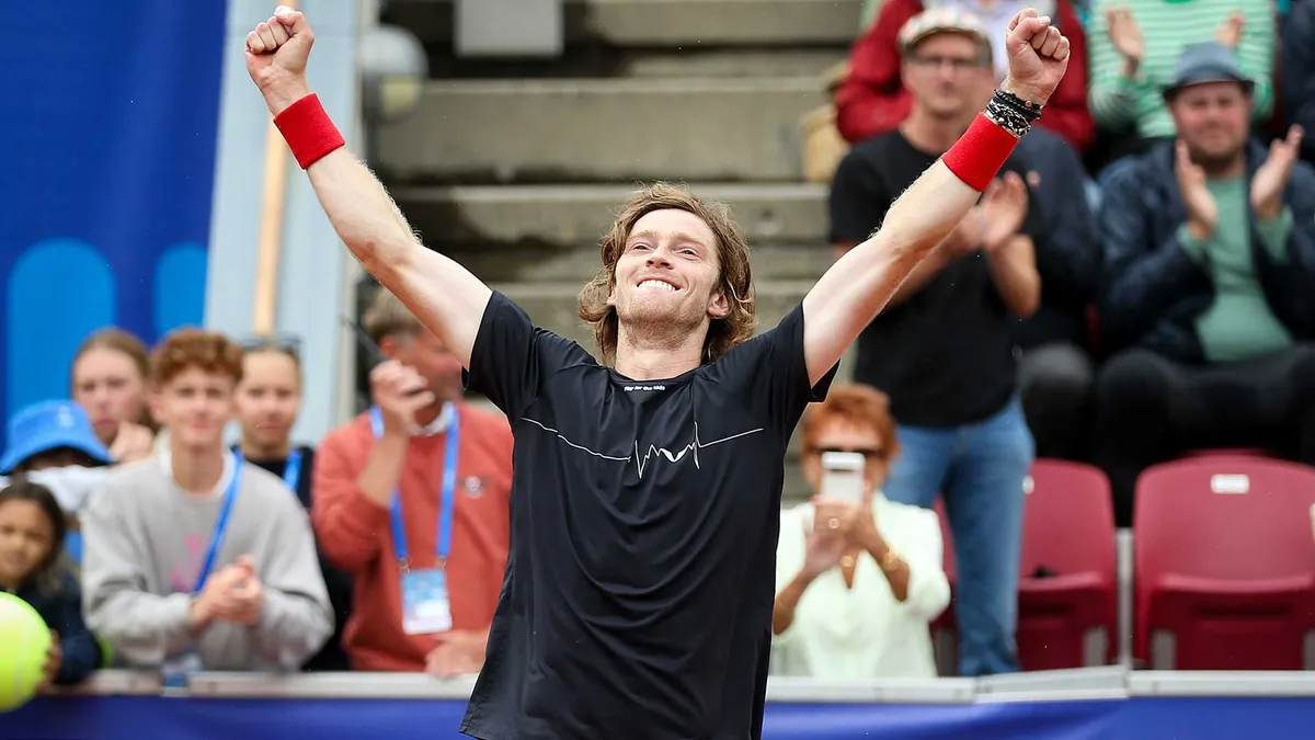 Andrey Rublev vô địch giải quần vợt Thụy Điển mở rộng - Ảnh 1. Andrey Rublev vô địch giải quần vợt Thụy Điển mở rộng - Ảnh 1.