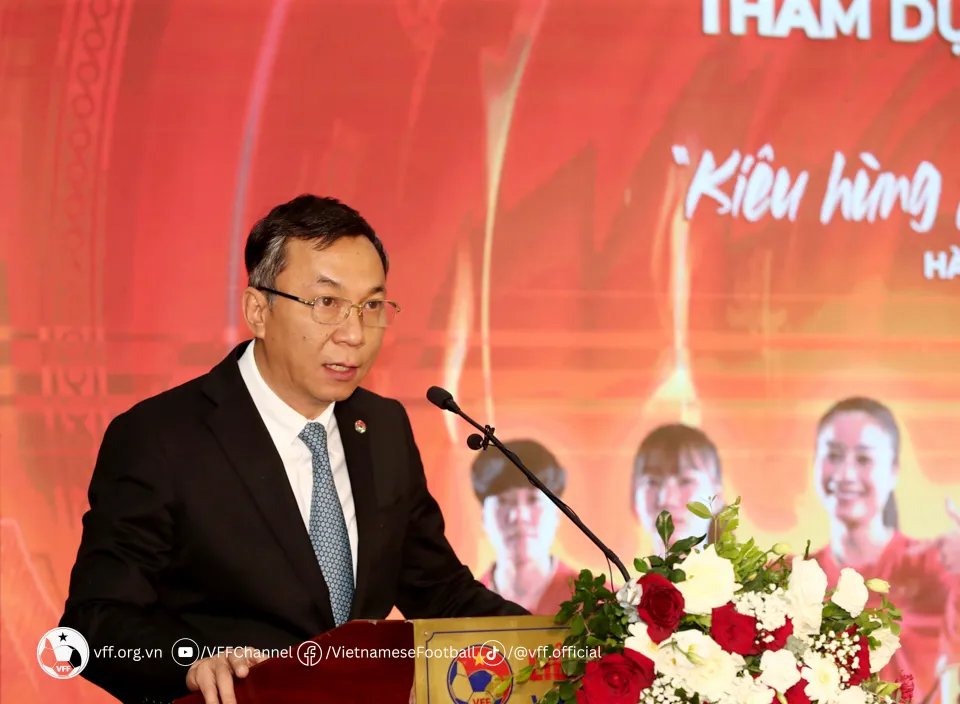 Lễ xuất quân ĐT nữ Việt Nam: Sẵn sàng hướng đến VCK Bóng đá nữ thế giới 2023 - Ảnh 3.