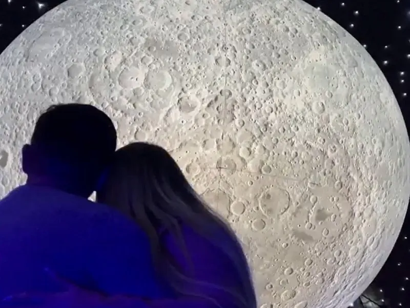 Triển l&atilde;m mặt trăng 3D tại Chile - Ảnh 1.