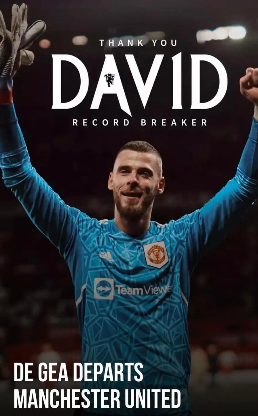 David De Gea chia tay Manchester United - Ảnh 2. David De Gea chia tay Manchester United - Ảnh 2.