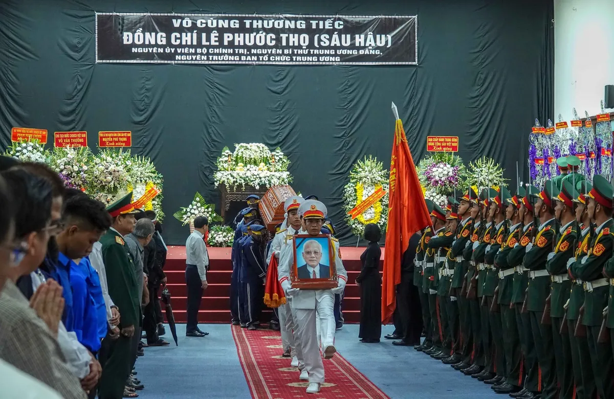 Lễ truy điệu nguy&ecirc;n Trưởng Ban Tổ chức Trung ương L&ecirc; Phước Thọ - Ảnh 1.