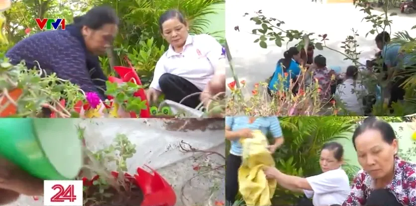 Biến rác thải nhựa thành những giỏ hoa xinh - Ảnh 2.