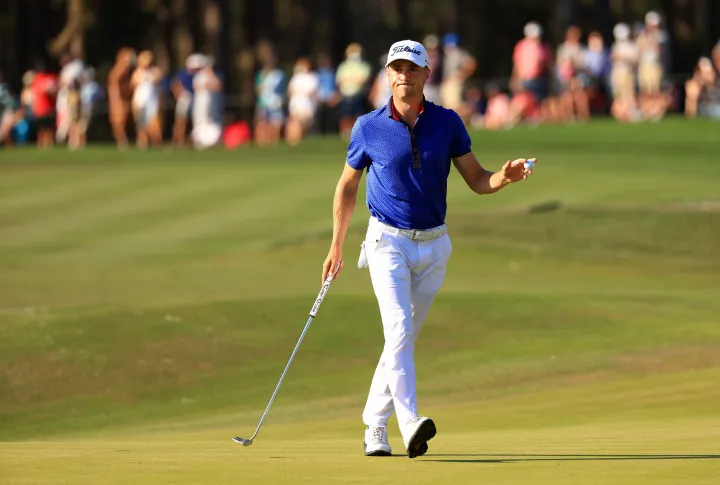 Báo động đỏ cho Justin Thomas tại Wyndham Championship 2023 - Ảnh 1. Báo động đỏ cho Justin Thomas tại Wyndham Championship 2023 - Ảnh 1.