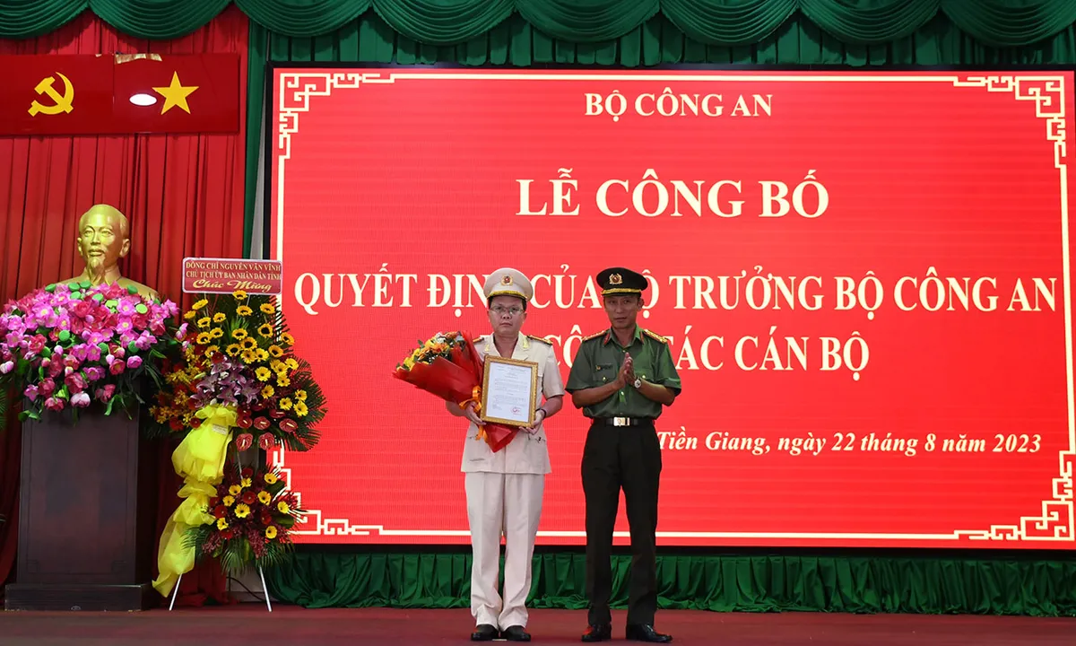 Tiền Giang có tân Phó Giám đốc Công an tỉnh - Ảnh 1.