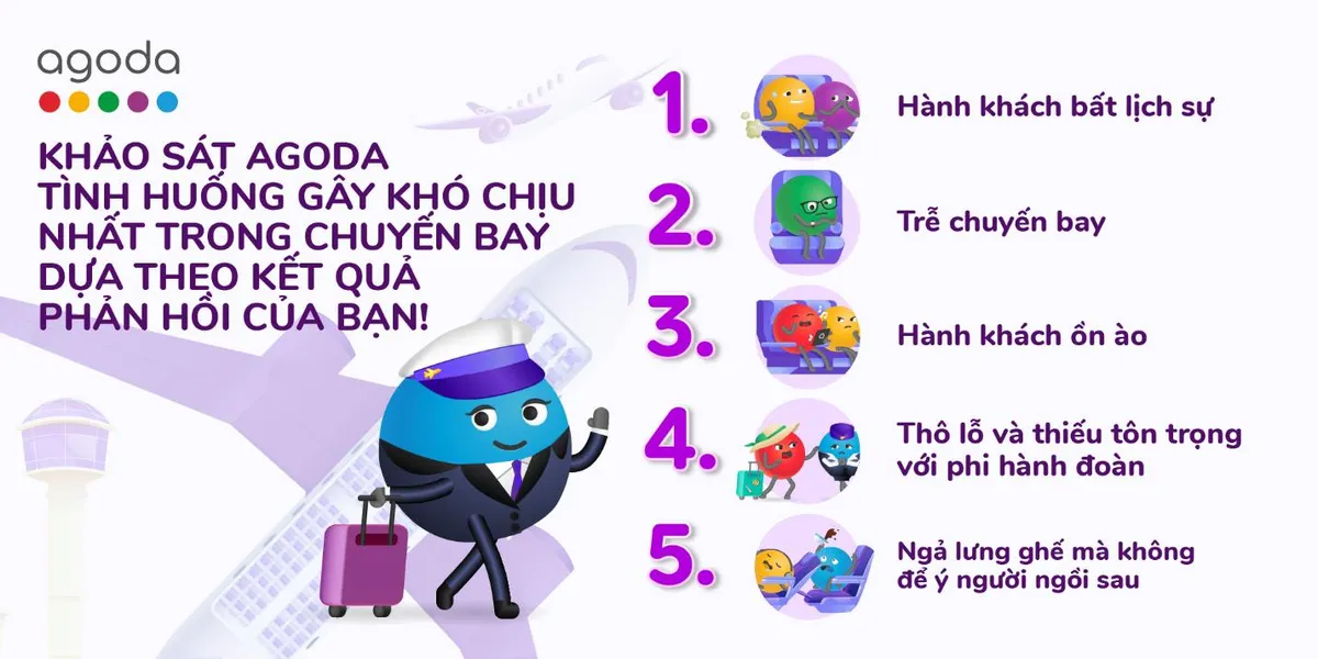 Những tình huống gây khó chịu cho hành khách trong chuyến bay - Ảnh 1.