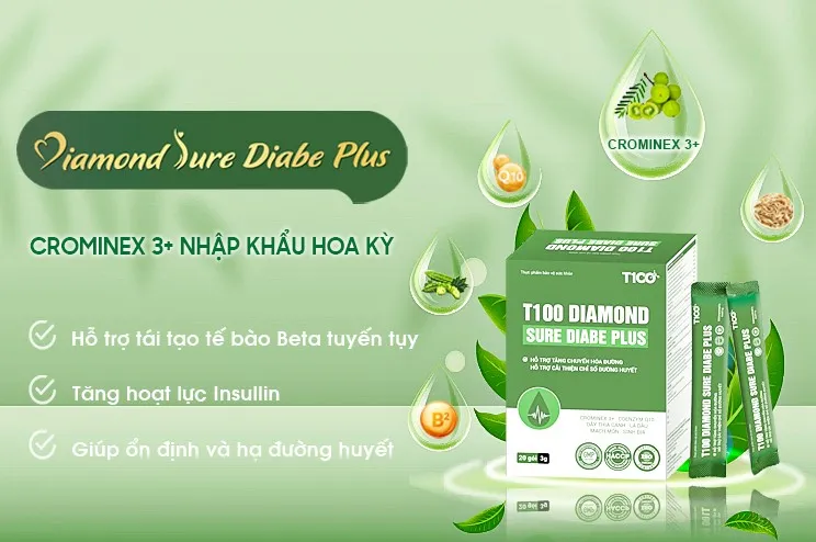 Diamond Sure Diabe Plus giúp hạ đường huyết, không lo biến chứng tiểu đường - Ảnh 1.