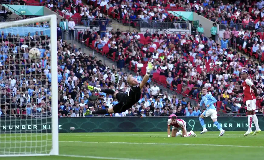 Hạ Man City sau loạt lu&acirc;n lưu, Arsenal gi&agrave;nh Si&ecirc;u Cup Anh - Ảnh 2.