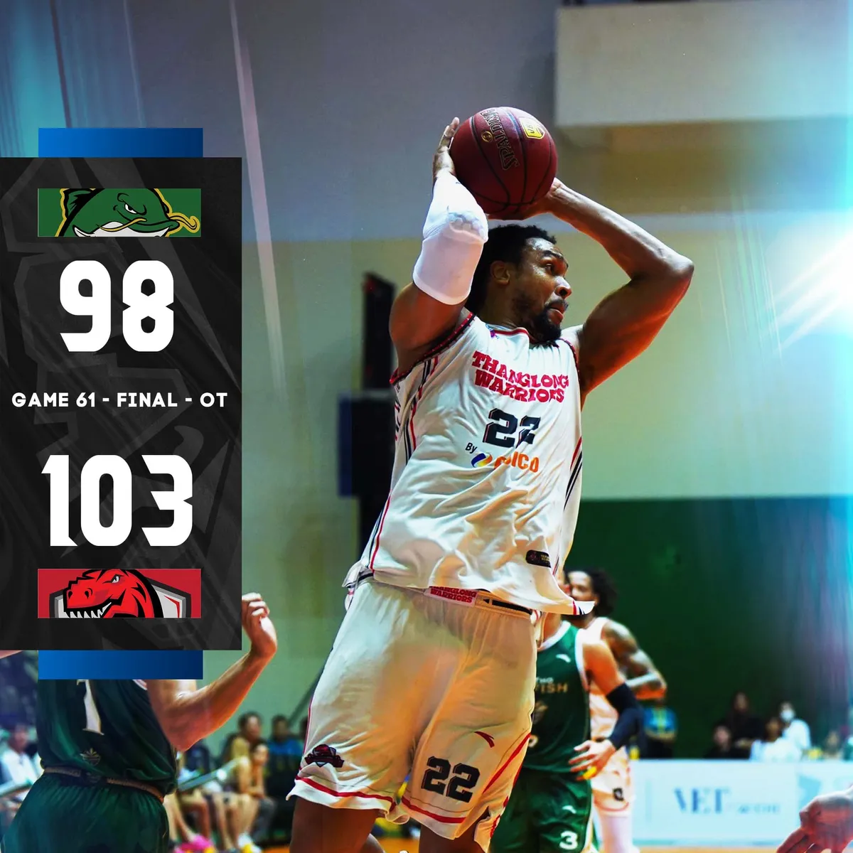 VBA 2023 - Game 61: Thang Long Warriors giành chiến thắng quan trọng - Ảnh 1. VBA 2023 - Game 61: Thang Long Warriors giành chiến thắng quan trọng - Ảnh 1.