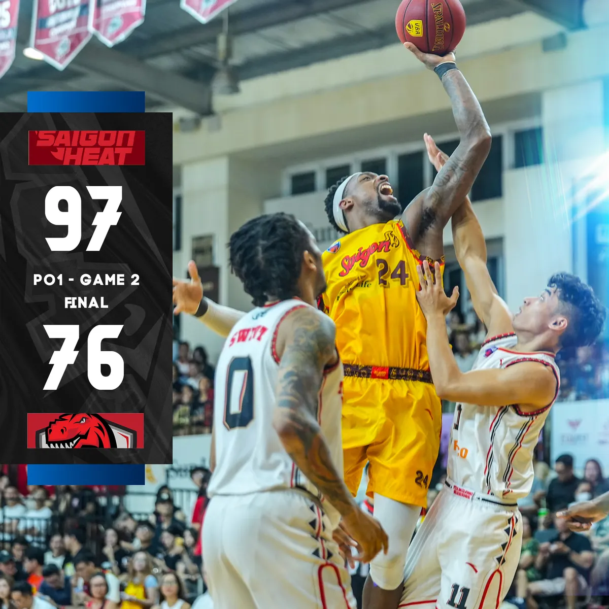 Saigon Heat giành quyền vào chung kết VBA 2023 - Ảnh 1. Saigon Heat giành quyền vào chung kết VBA 2023 - Ảnh 1.