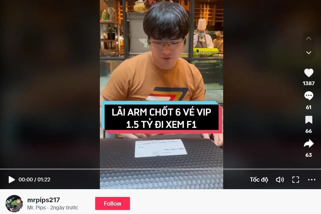 Chi tiền tỷ mua vé khủng giải Grand Prix Singapore - Ảnh 1.