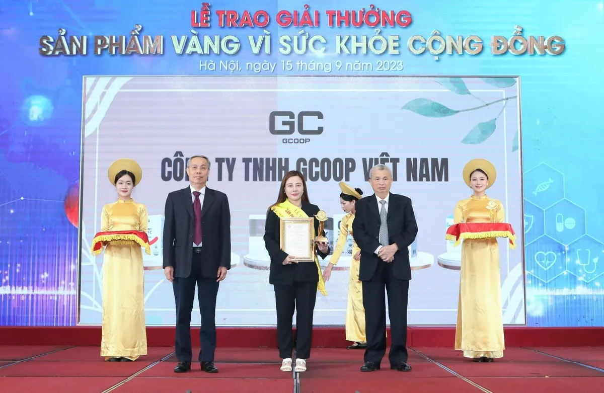 Gcoop Việt Nam đạt giải thưởng &ldquo;Sản phẩm v&agrave;ng v&igrave; sức khỏe cộng đồng năm 2023 - Ảnh 1.
