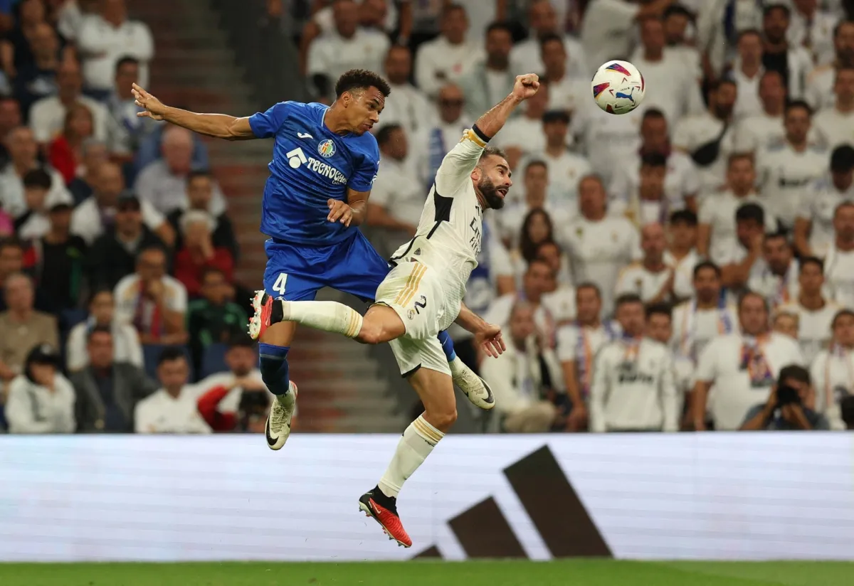 Tân binh Jude Bellingham tiếp tục tỏa sáng trong màu áo Real Madrid - Ảnh 1. Tân binh Jude Bellingham tiếp tục tỏa sáng trong màu áo Real Madrid - Ảnh 1.