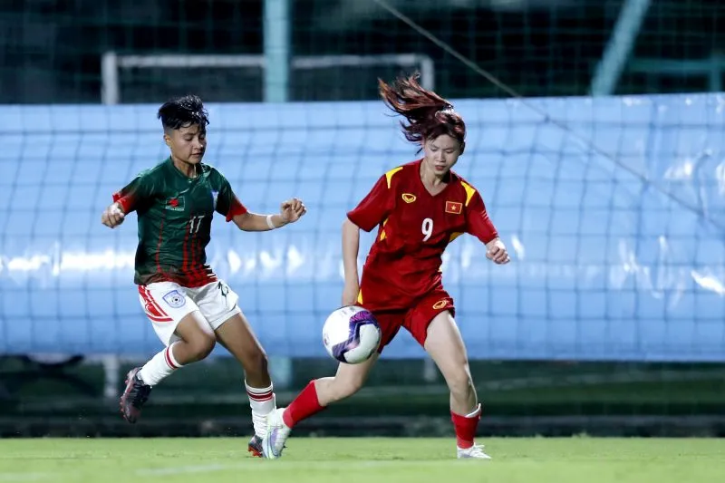 U17 nữ Việt Nam thắng trận ra quân vòng loại 2 giải U17 nữ châu Á 2024 - Ảnh 1. U17 nữ Việt Nam thắng trận ra quân vòng loại 2 giải U17 nữ châu Á 2024 - Ảnh 1.