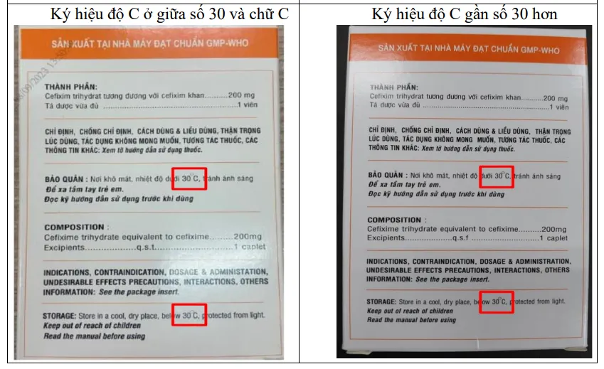 Bộ Y tế cảnh báo thuốc giả CEFIXIME 200 - Ảnh 2.