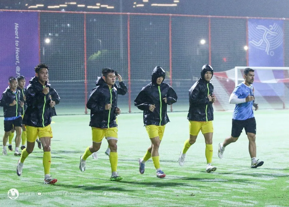 Olympic Việt Nam hướng tới trận đấu gặp Saudi Arabia với tinh thần tích cực nhất - Ảnh 1. Olympic Việt Nam hướng tới trận đấu gặp Saudi Arabia với tinh thần tích cực nhất - Ảnh 1.