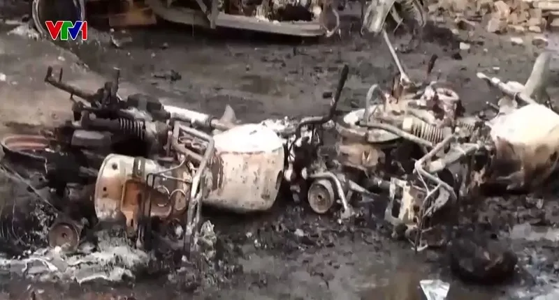 Ch&aacute;y kho xăng dầu tại Benin, &iacute;t nhất 35 người thiệt mạng - Ảnh 1.