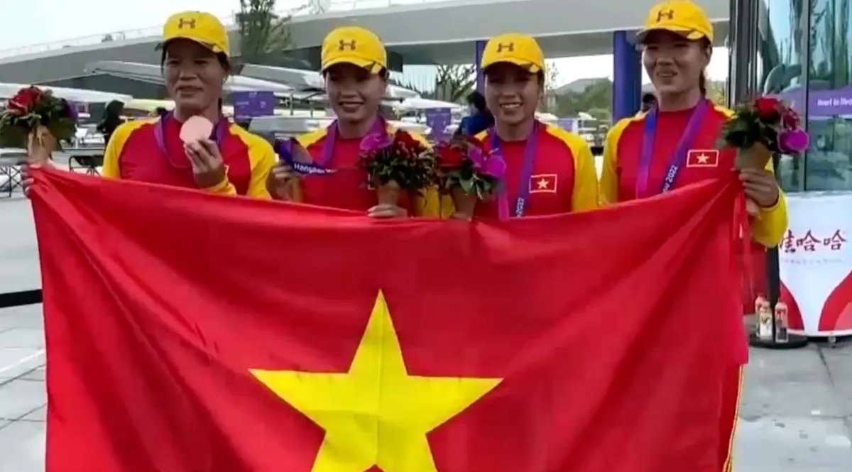 Đoàn thể thao Việt Nam có huy chương đầu tiên tại ASIAD 19 - Ảnh 1.