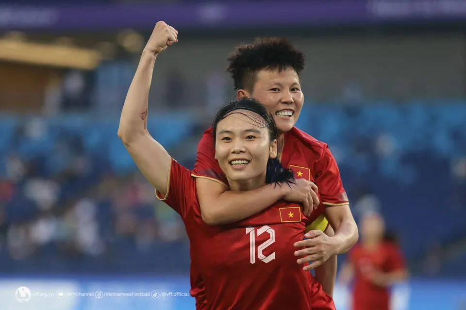 ASIAD19 | ĐT nữ Việt Nam dội mưa bàn thắng vào lưới đối thủ - Ảnh 1. ASIAD19 | ĐT nữ Việt Nam dội mưa bàn thắng vào lưới đối thủ - Ảnh 1.