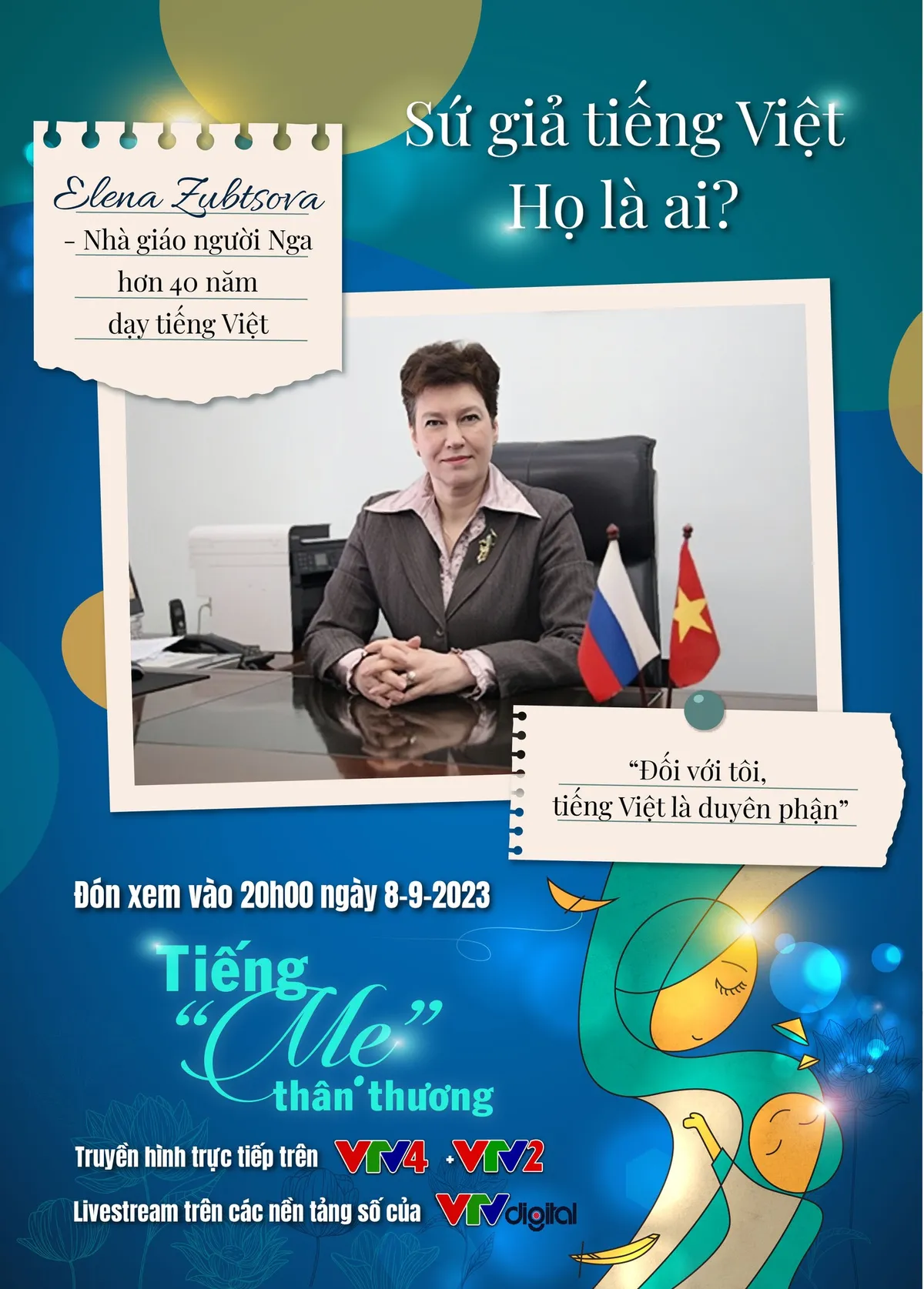 Gala Tiếng Việt 2023 - Tiếng Mẹ th&acirc;n thương: T&ocirc;n vinh những sứ giả Tiếng Việt - Ảnh 2.