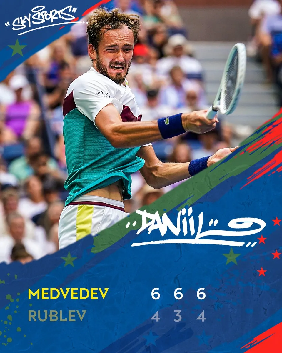 Daniil Medvedev vào bán kết giải quần vợt Mỹ mở rộng 2023   - Ảnh 2.