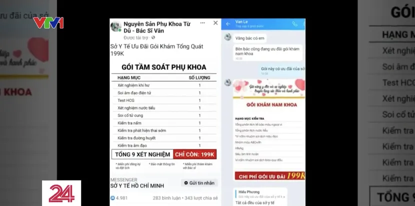 Mạo danh Sở Y tế TP Hồ Chí Minh “tung” gói khám giảm giá - Ảnh 1.