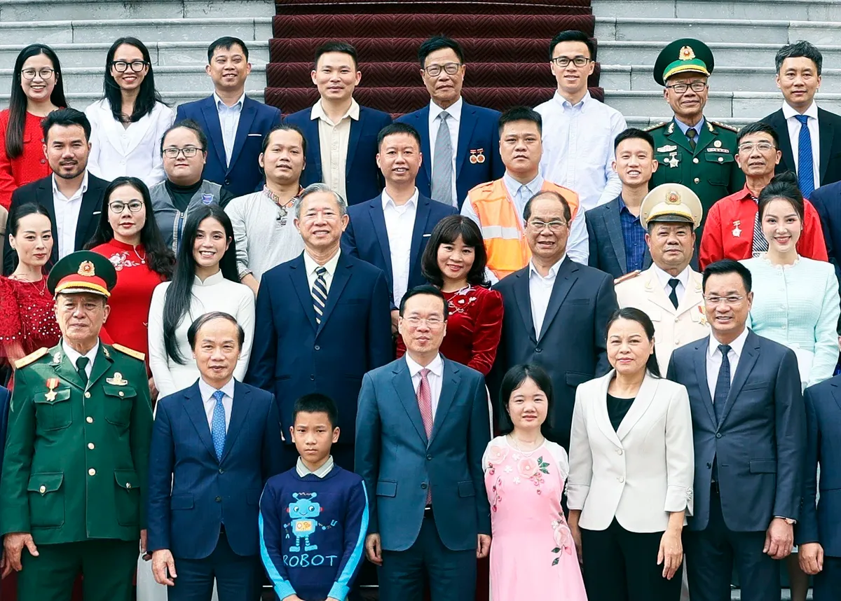 Chủ tịch nước Võ Văn Thưởng gặp mặt đoàn đại biểu chương trình Việc tử tế - Ảnh 2.